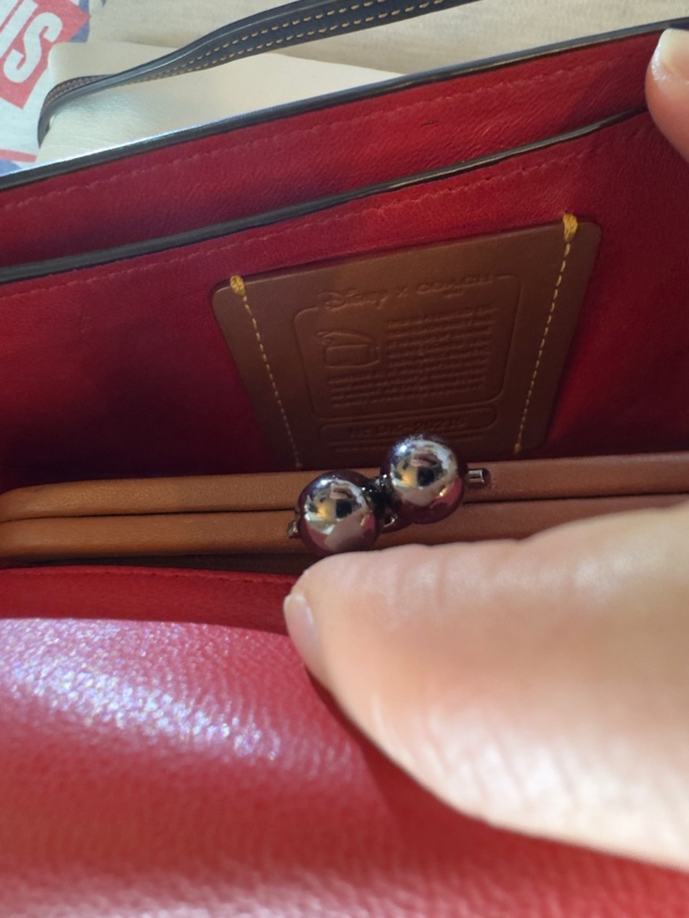 Disney x Coach Mickey Mouse Dinky Crossbody Bag [Limited Edition] - Picture 6 of 10